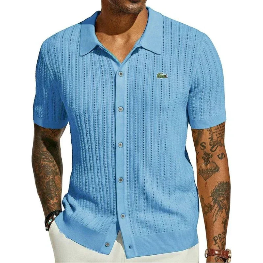 LAC0STE™ Classic Fitted Shirt for Men