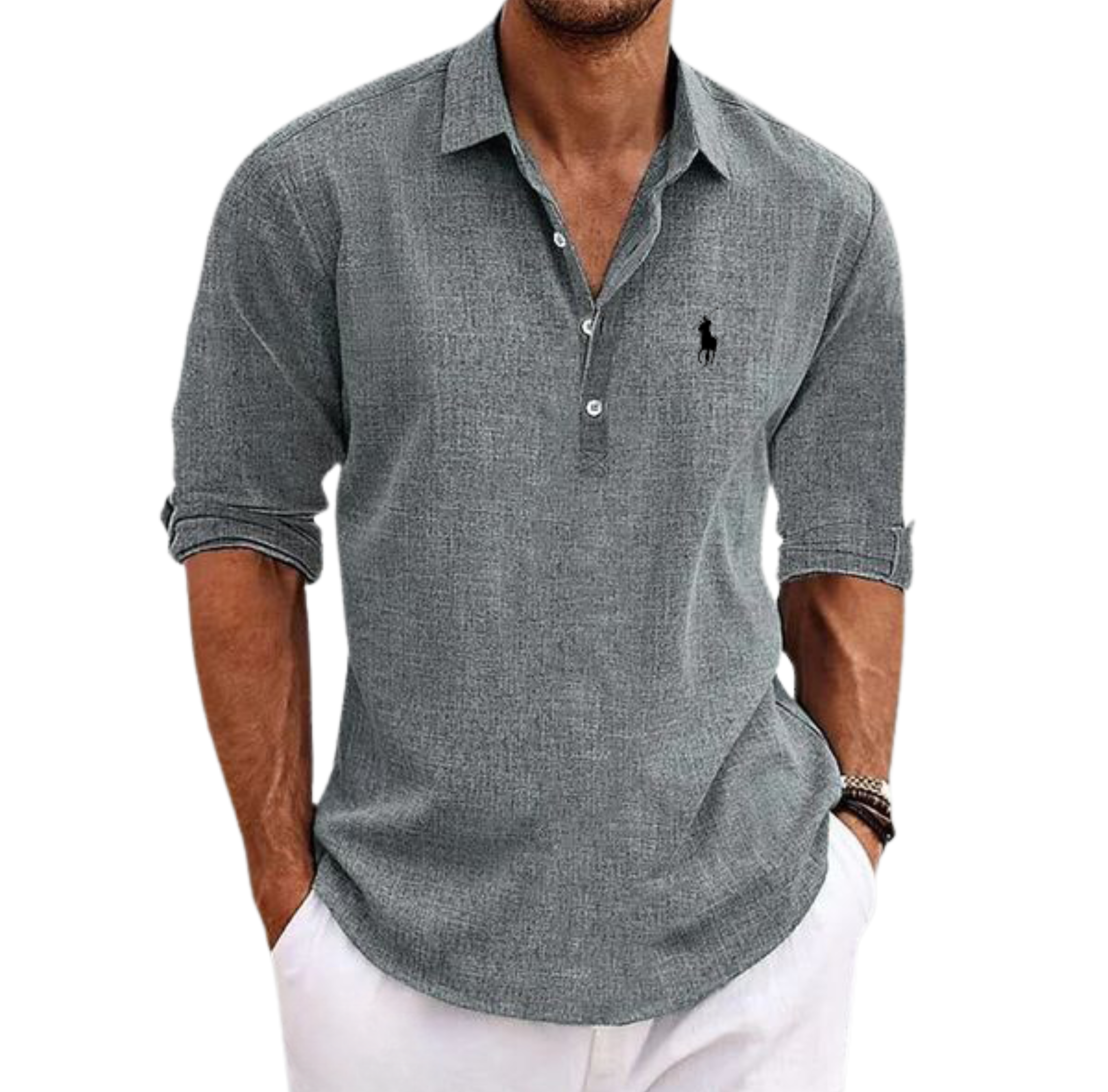 ᏒᎪᏞᏢᎻ ᏞᎪՍᏒЕΝ - Men's Smart Ease Shirt