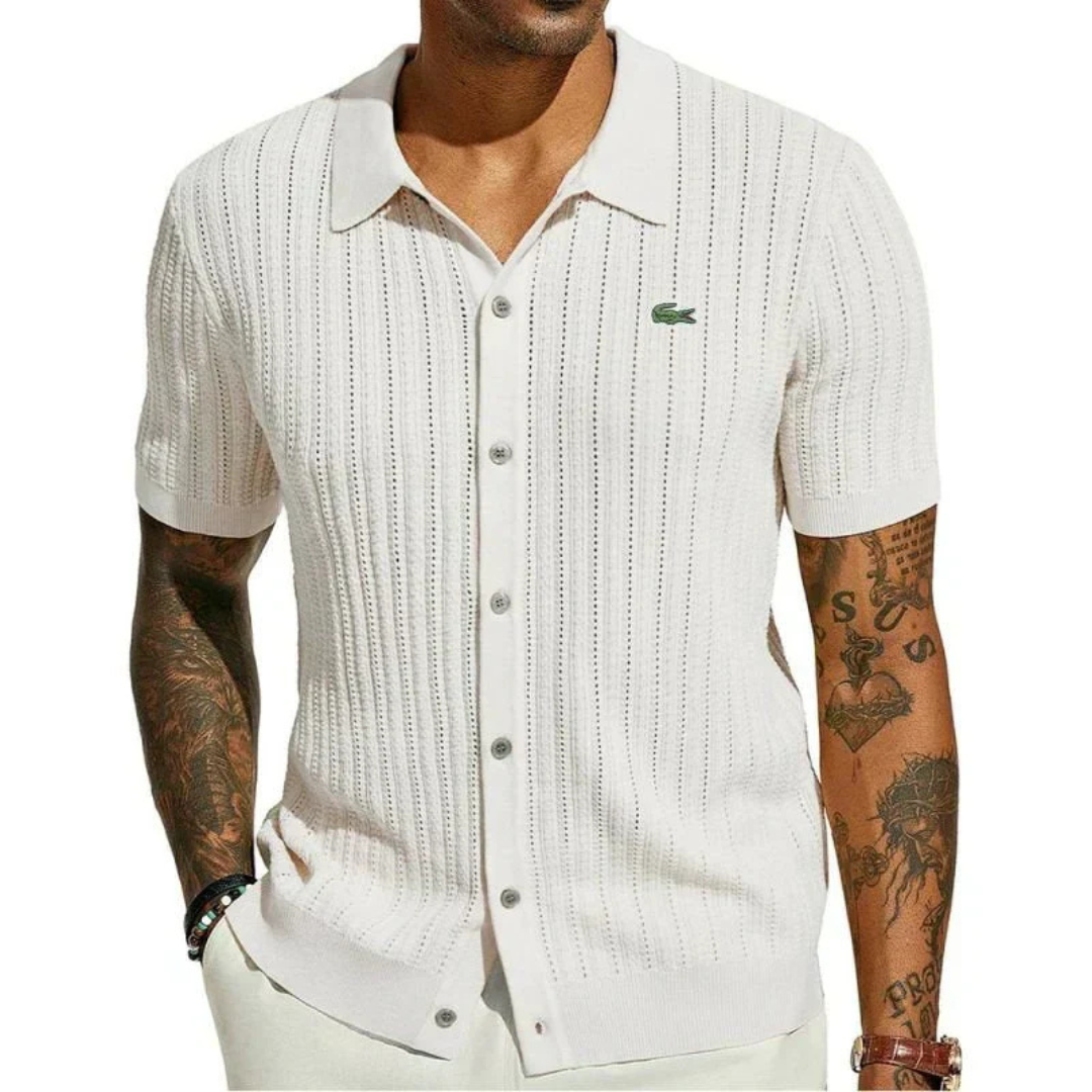 LAC0STE™ Classic Fitted Shirt for Men