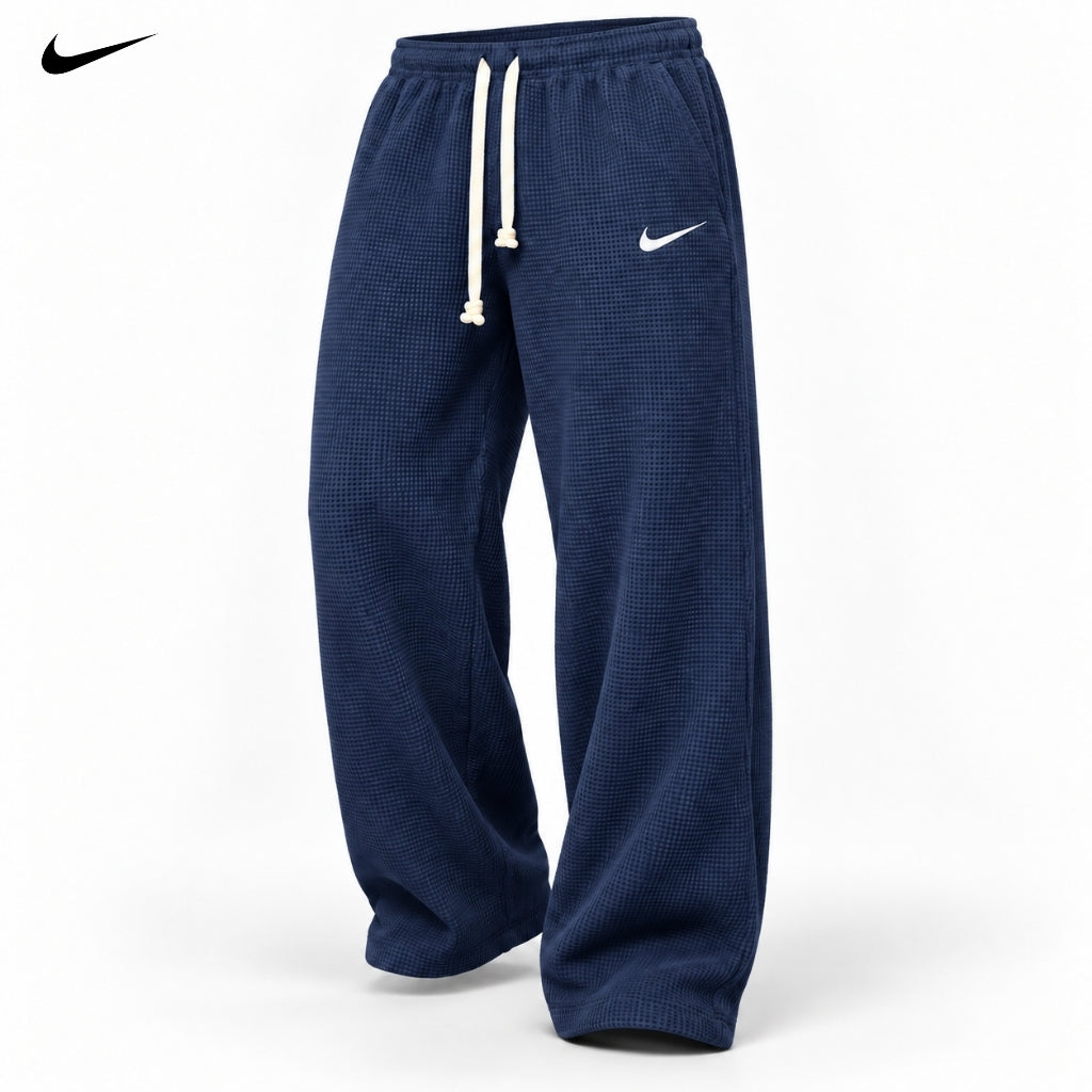 Relaxed Wide-Leg Drawstring Joggers