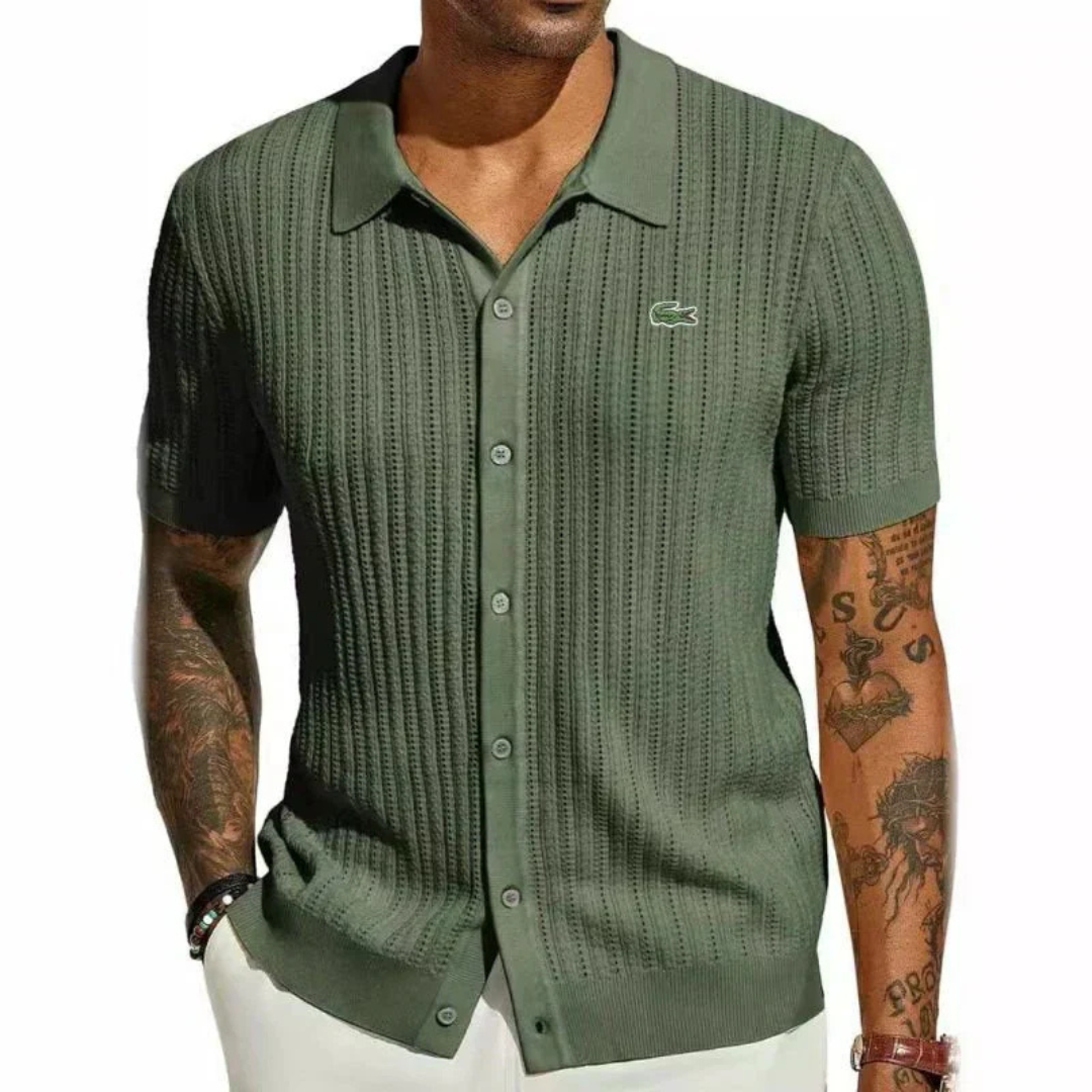 LAC0STE™ Classic Fitted Shirt for Men