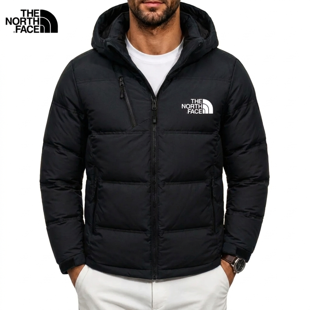 Men's Hooded Quilted Puffer Jacket