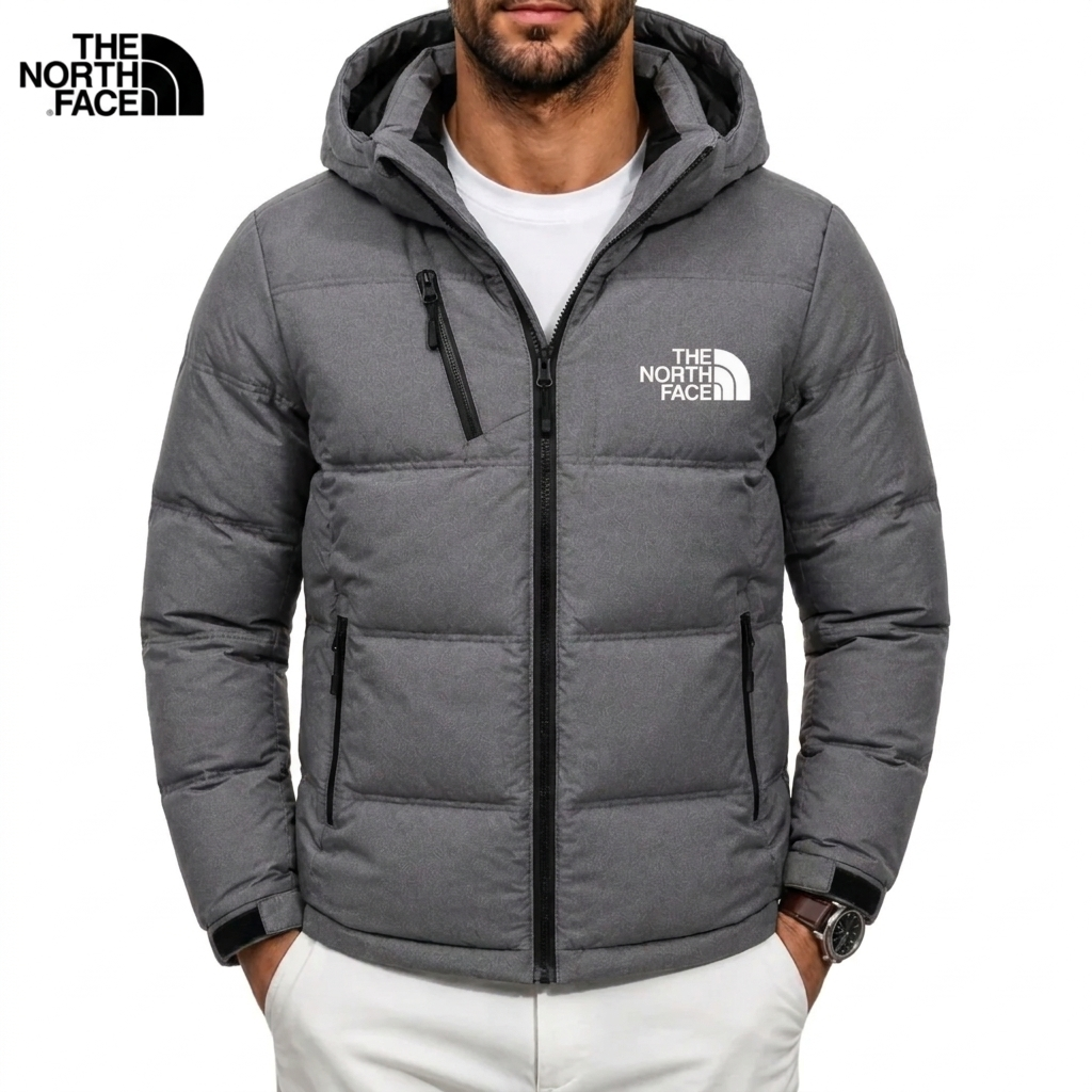 Men's Hooded Quilted Puffer Jacket