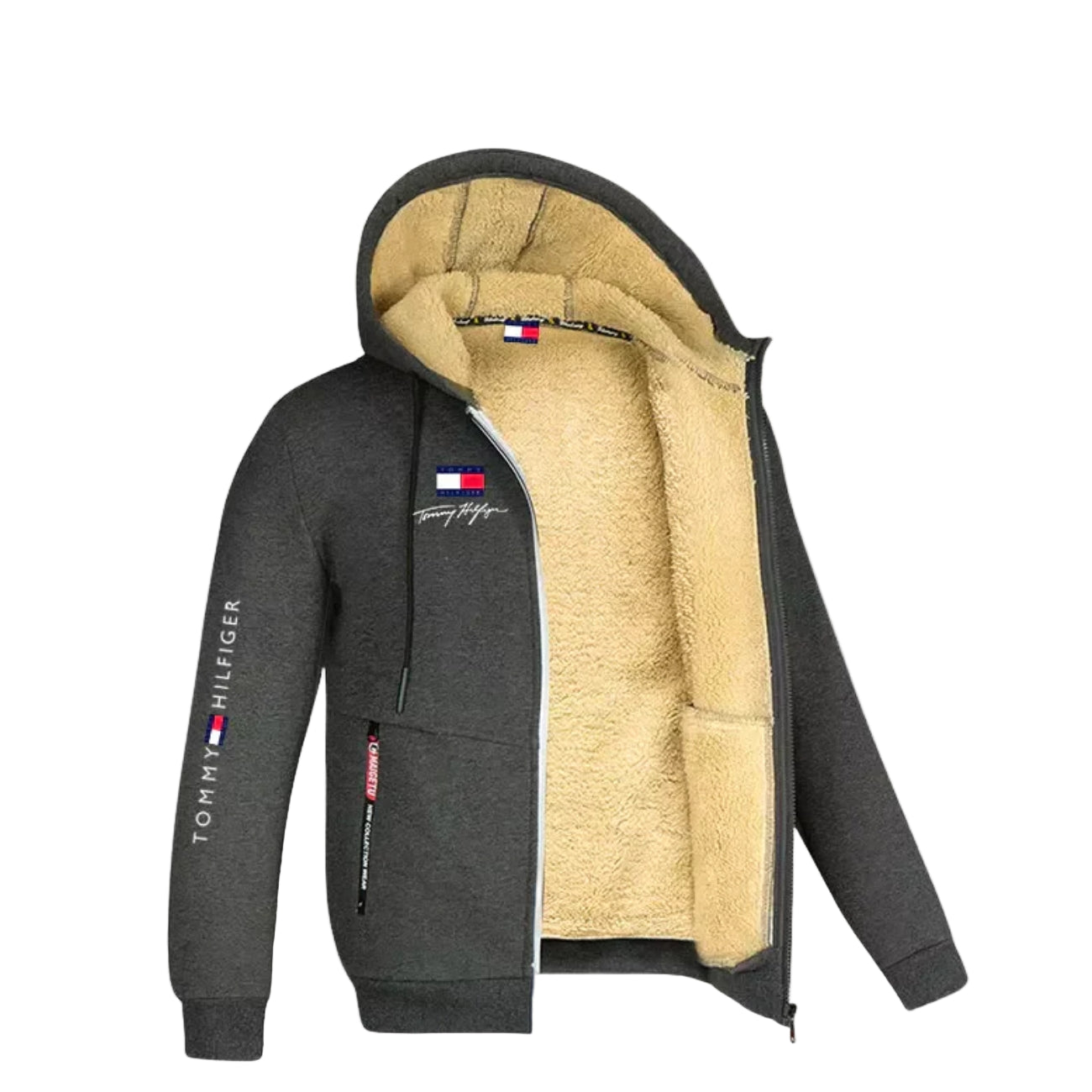 Fleece Lined Zip Hoodie - CLEARANCE SALE