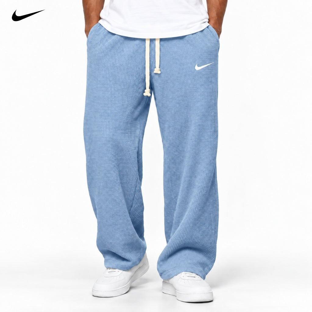 Relaxed Wide-Leg Drawstring Joggers
