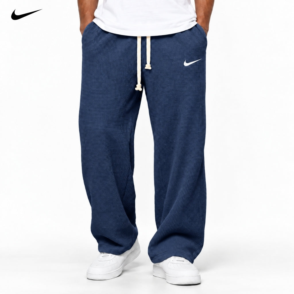 Relaxed Wide-Leg Drawstring Joggers