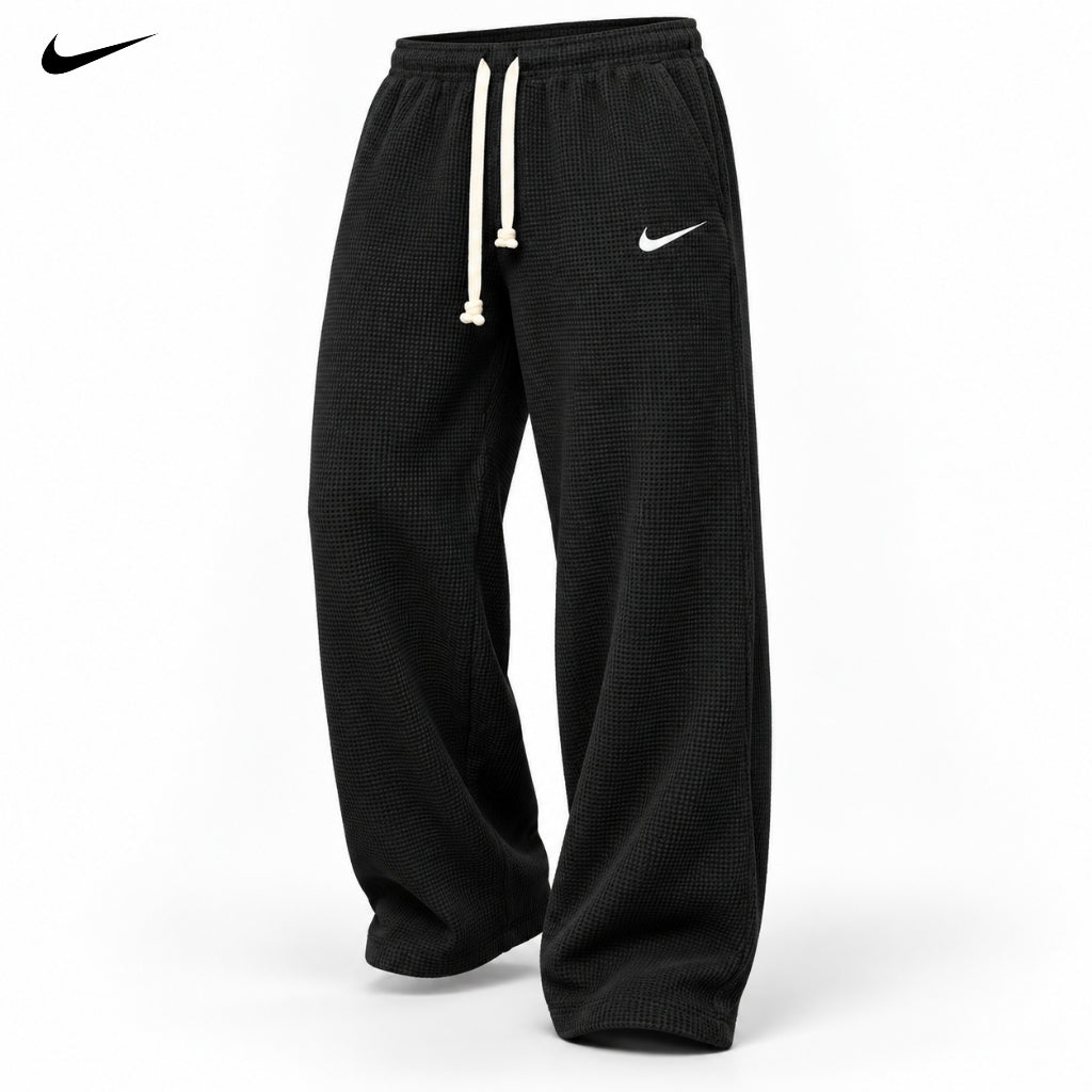 Relaxed Wide-Leg Drawstring Joggers