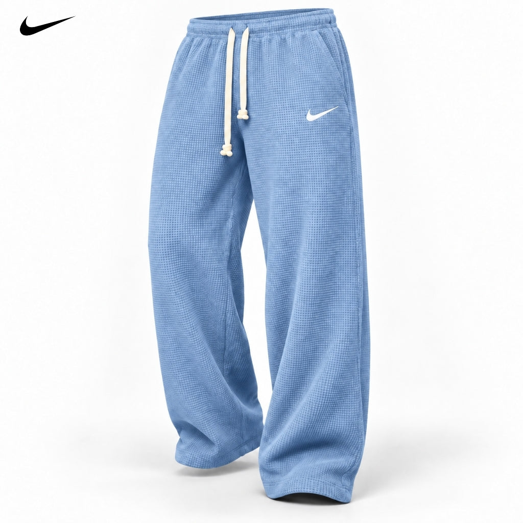 Relaxed Wide-Leg Drawstring Joggers