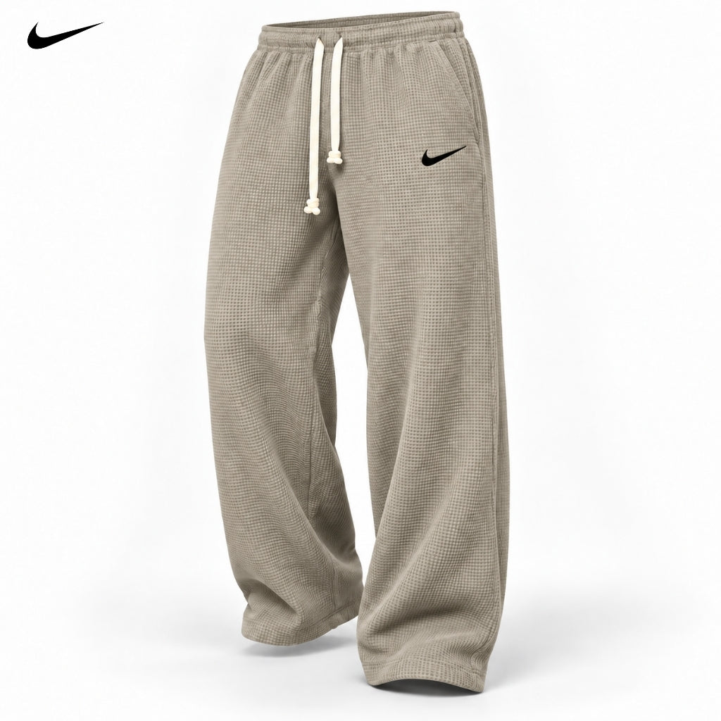 Relaxed Wide-Leg Drawstring Joggers