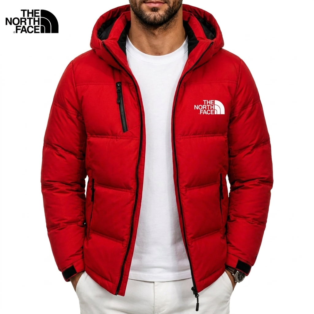 Men's Hooded Quilted Puffer Jacket